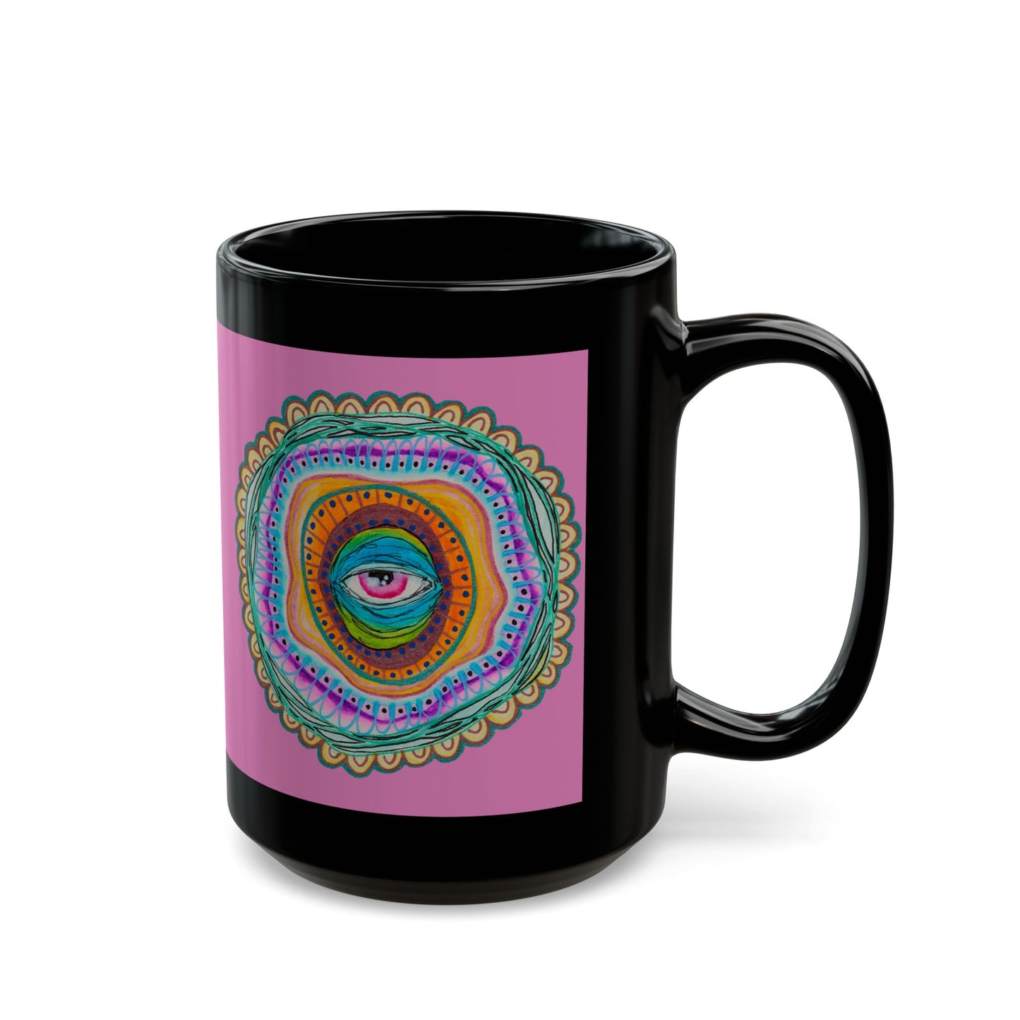 Eye 11 Black Mug (15oz)