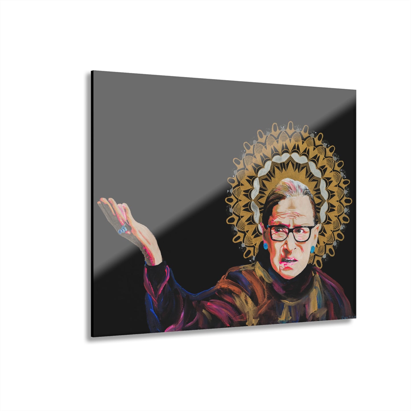 Ruth Bader Ginsburg Acrylic Prints (French Cleat Hanging)