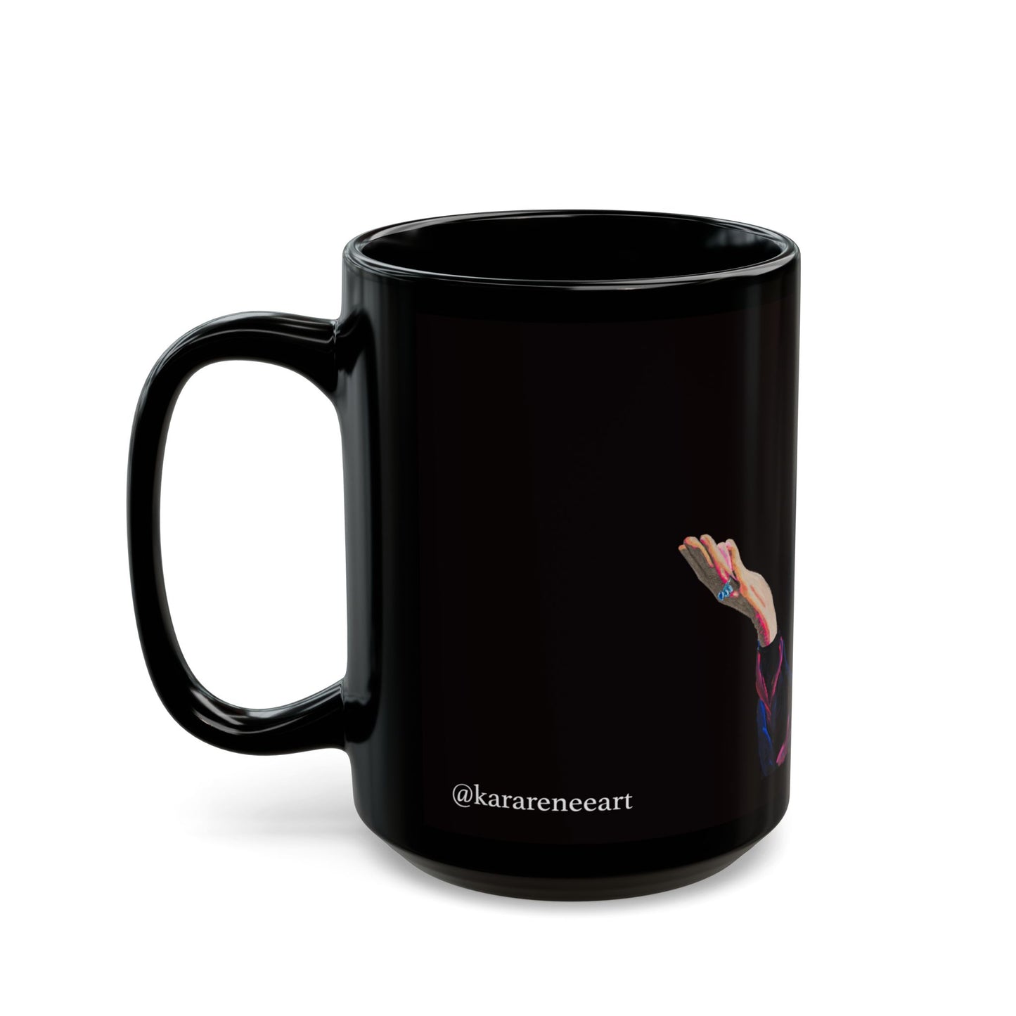 Ruth Bader Ginsburg Black Mug (15oz)