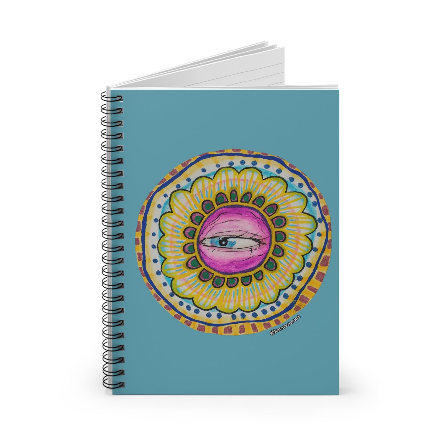 Eye 12 Spiral Notebook - Ruled Line