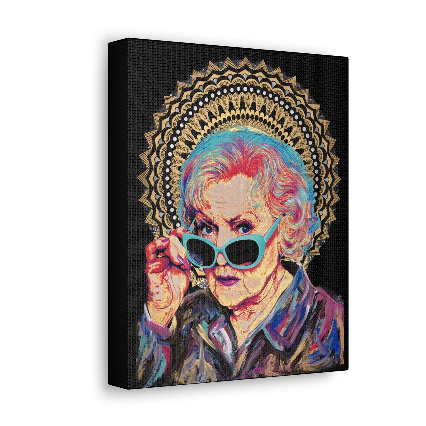 Betty White Canvas Gallery Wrap