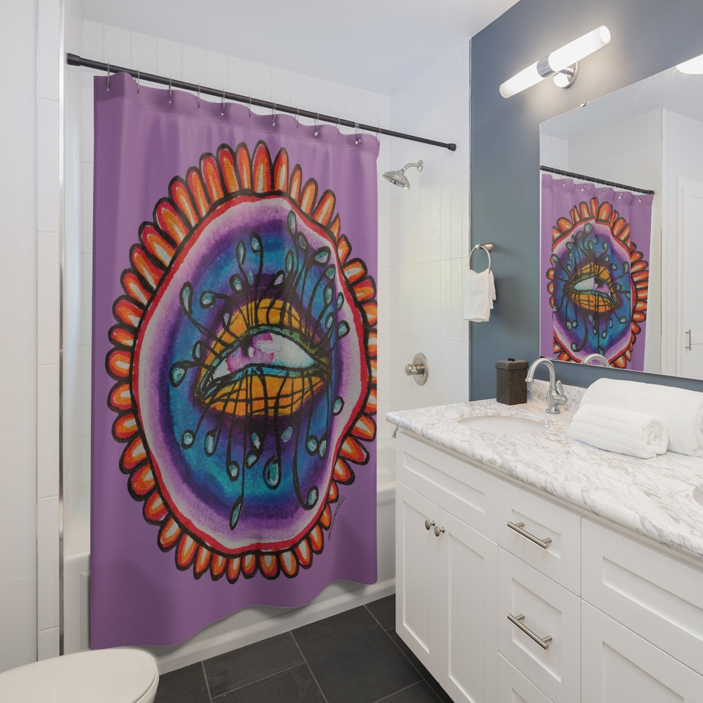 Eye 2 Shower Curtain