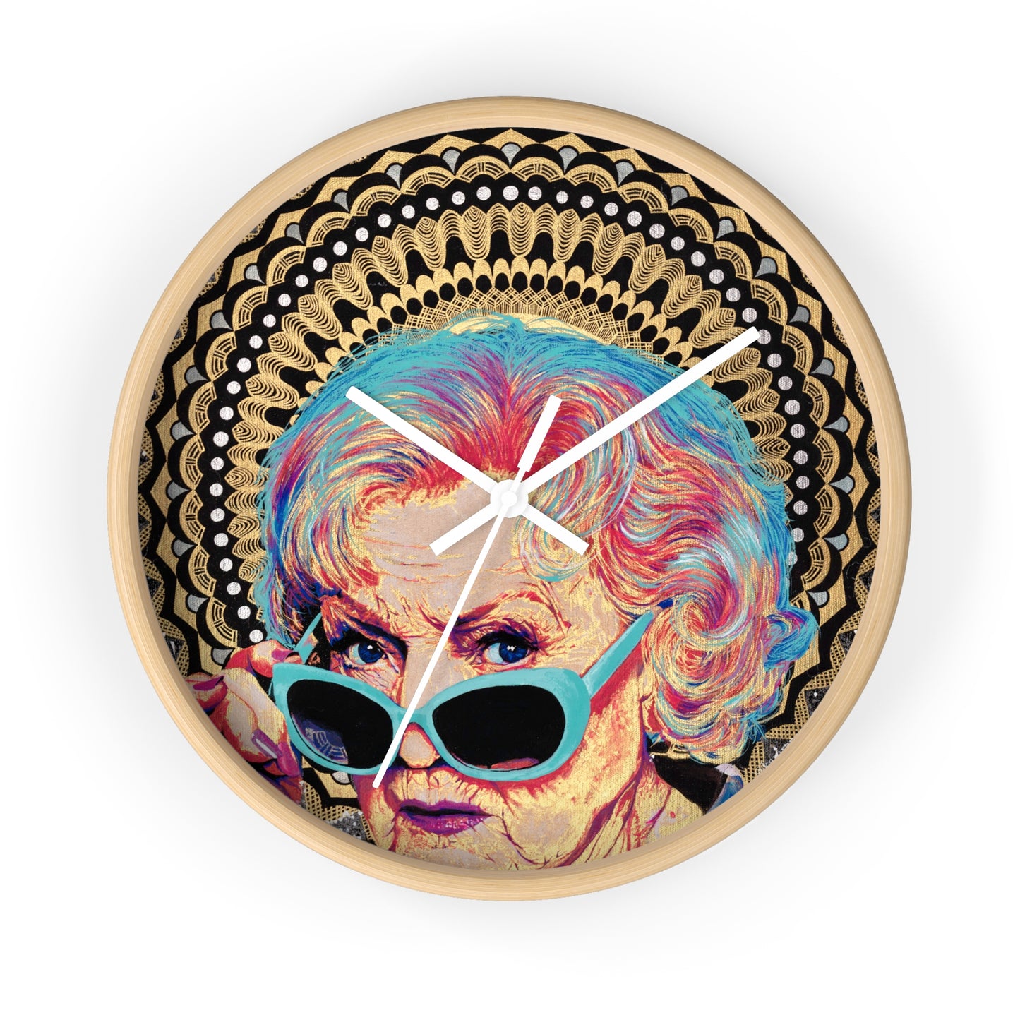 Betty White Wall Clock