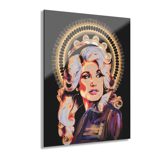 Dolly Parton Acrylic Prints (French Cleat Hanging)