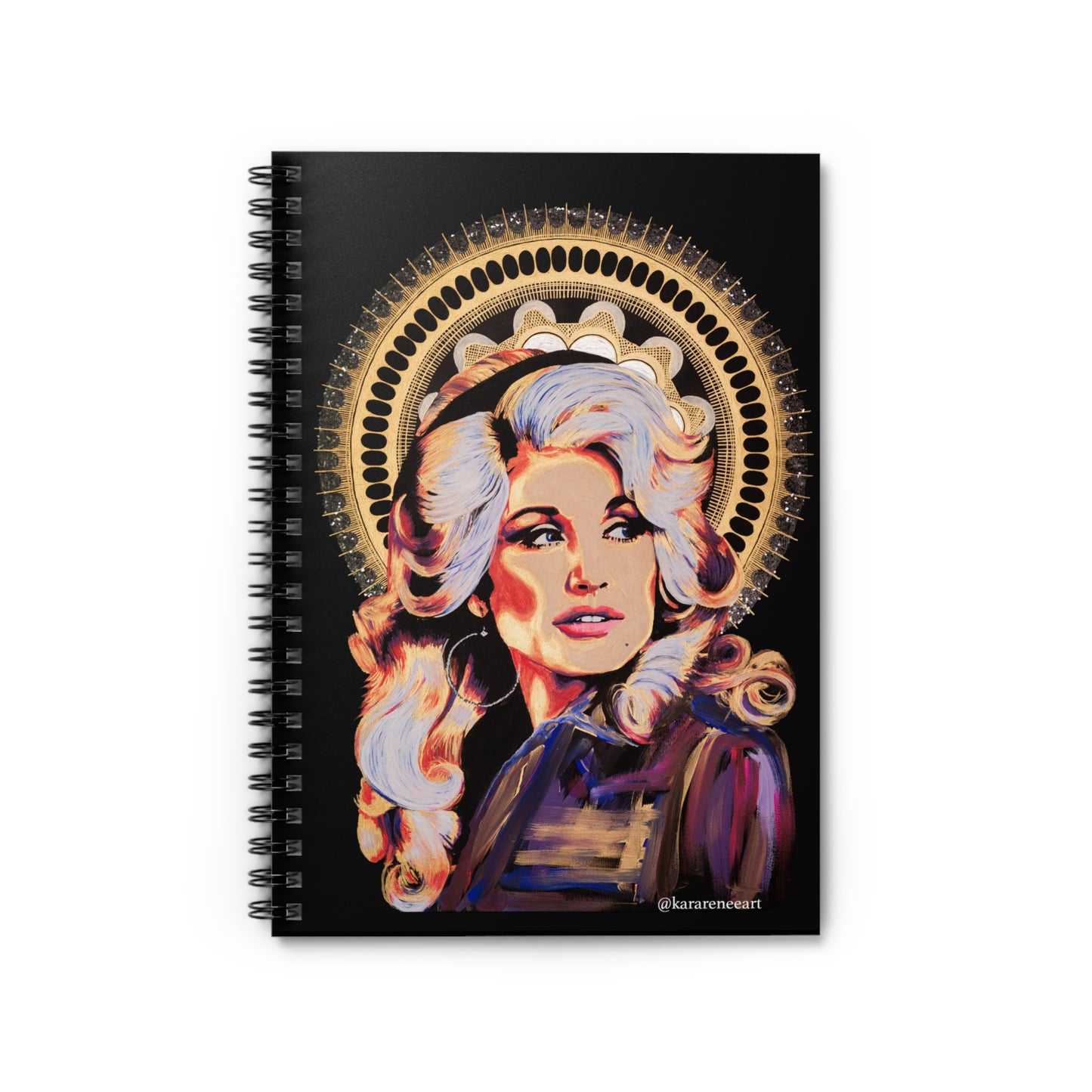 Dolly Parton Spiral Notebook - Ruled Line