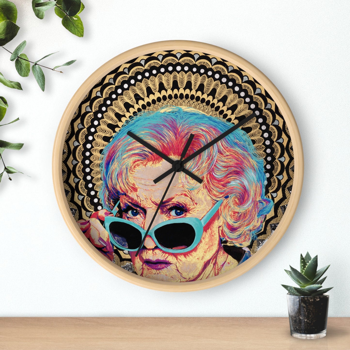 Betty White Wall Clock