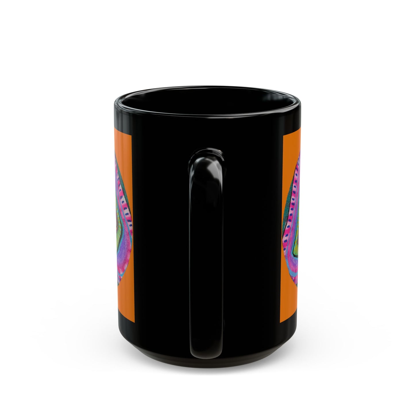 Eye 5 Black Mug (15oz)