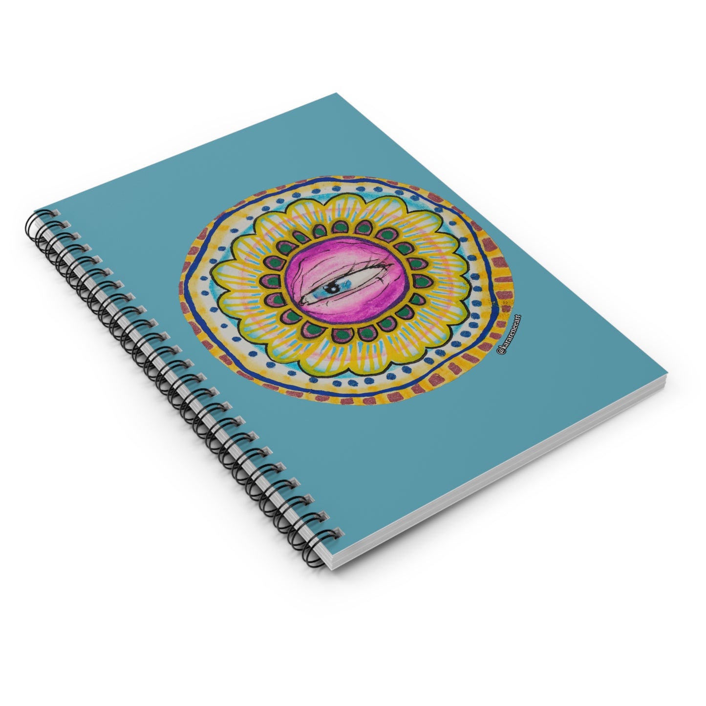 Eye 12 Spiral Notebook - Ruled Line