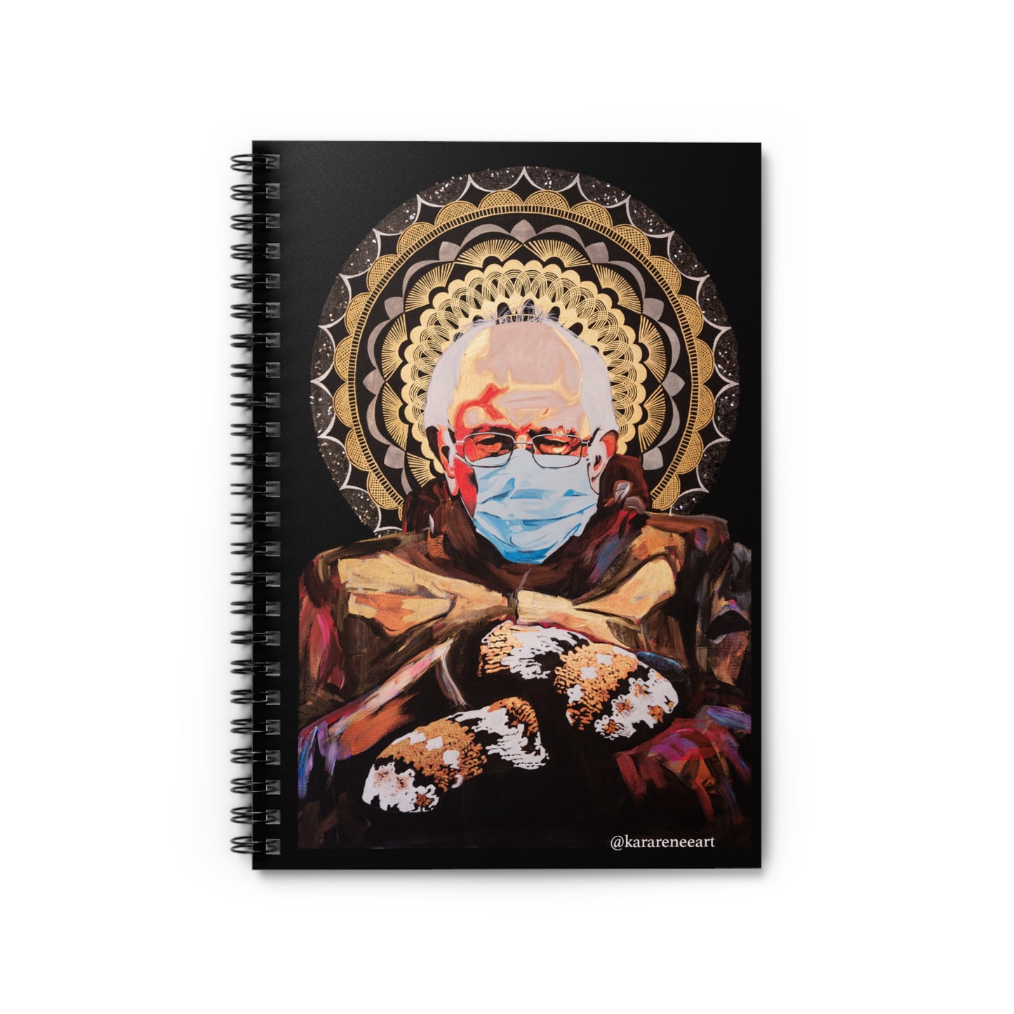 Bernie Sanders Spiral Notebook - Ruled Line