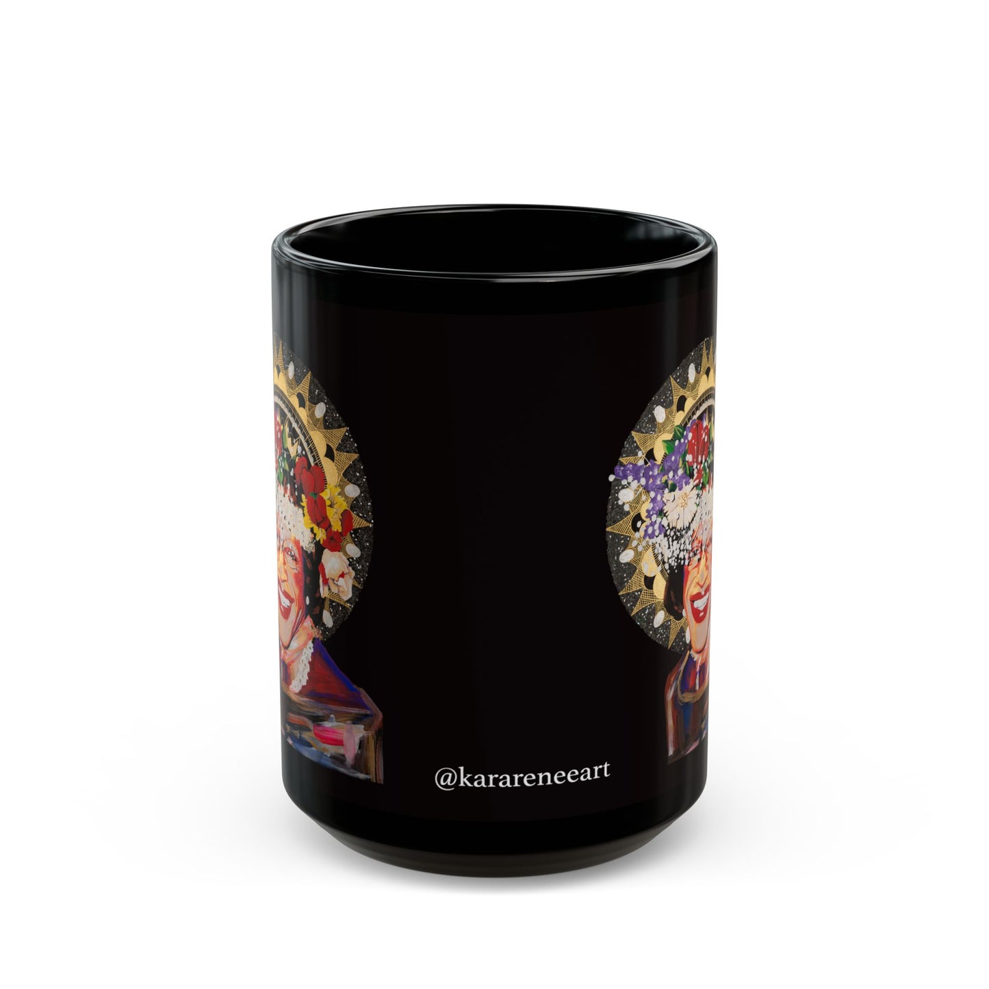 Marsha P Johnson Black Mug (15oz)