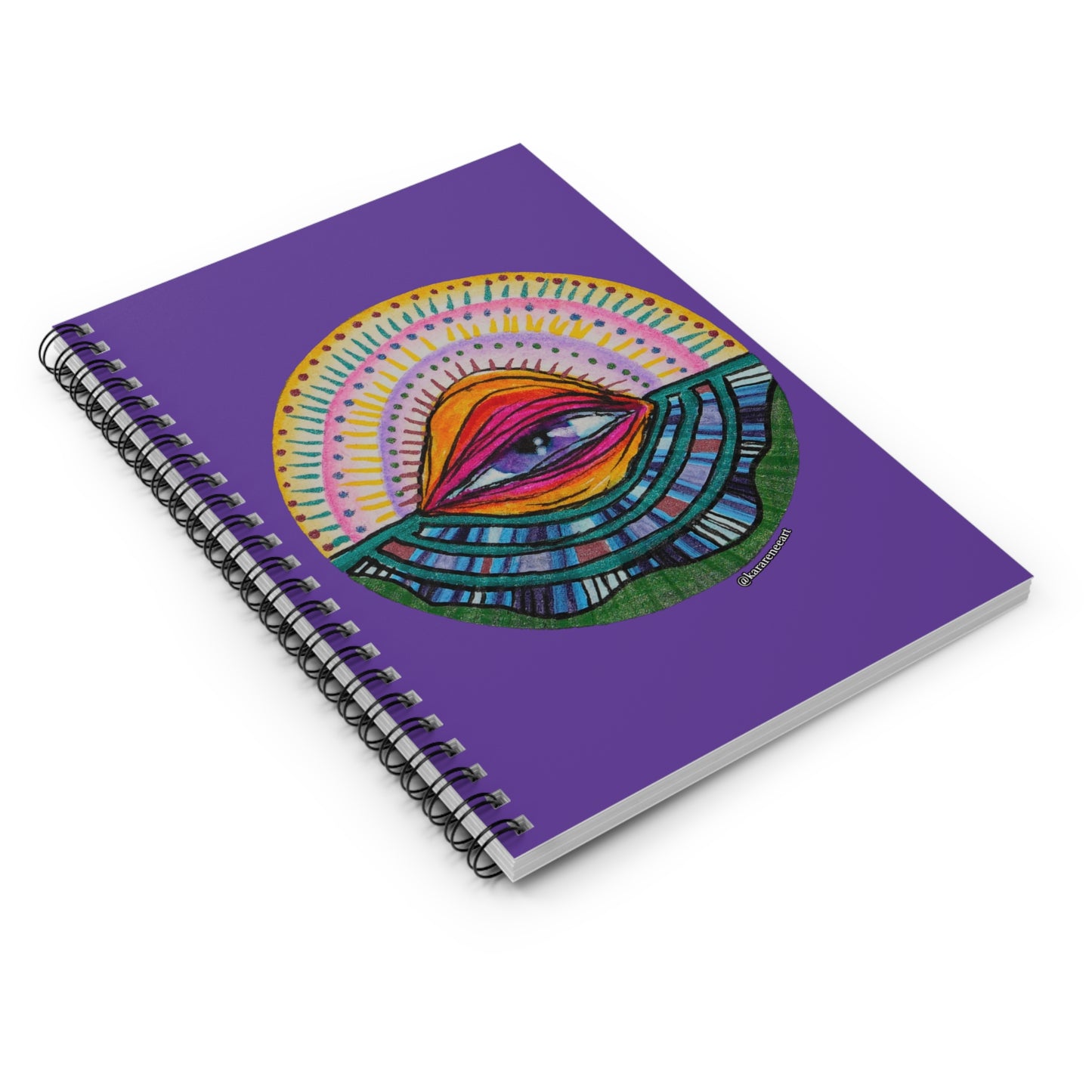 Eye 6 Spiral Notebook - Ruled Line