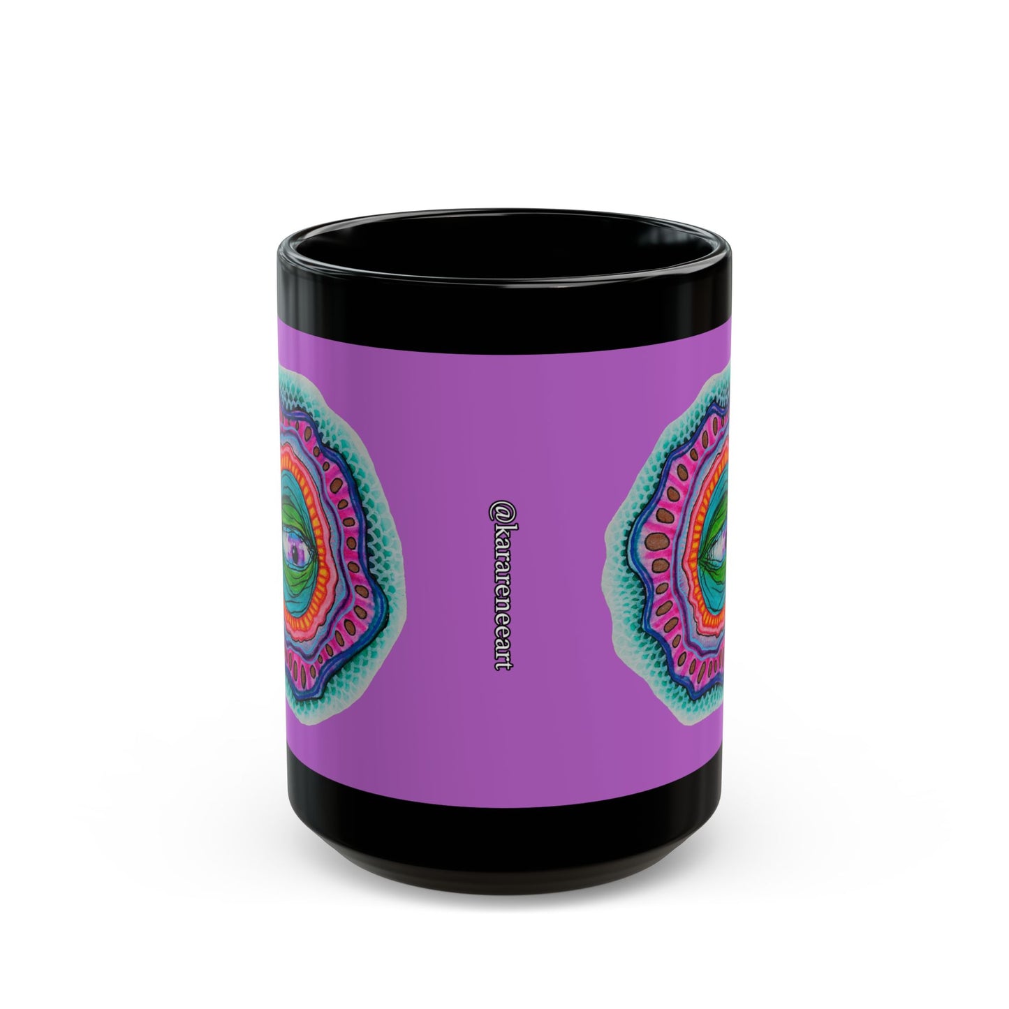 Eye 9 Black Mug (15oz)