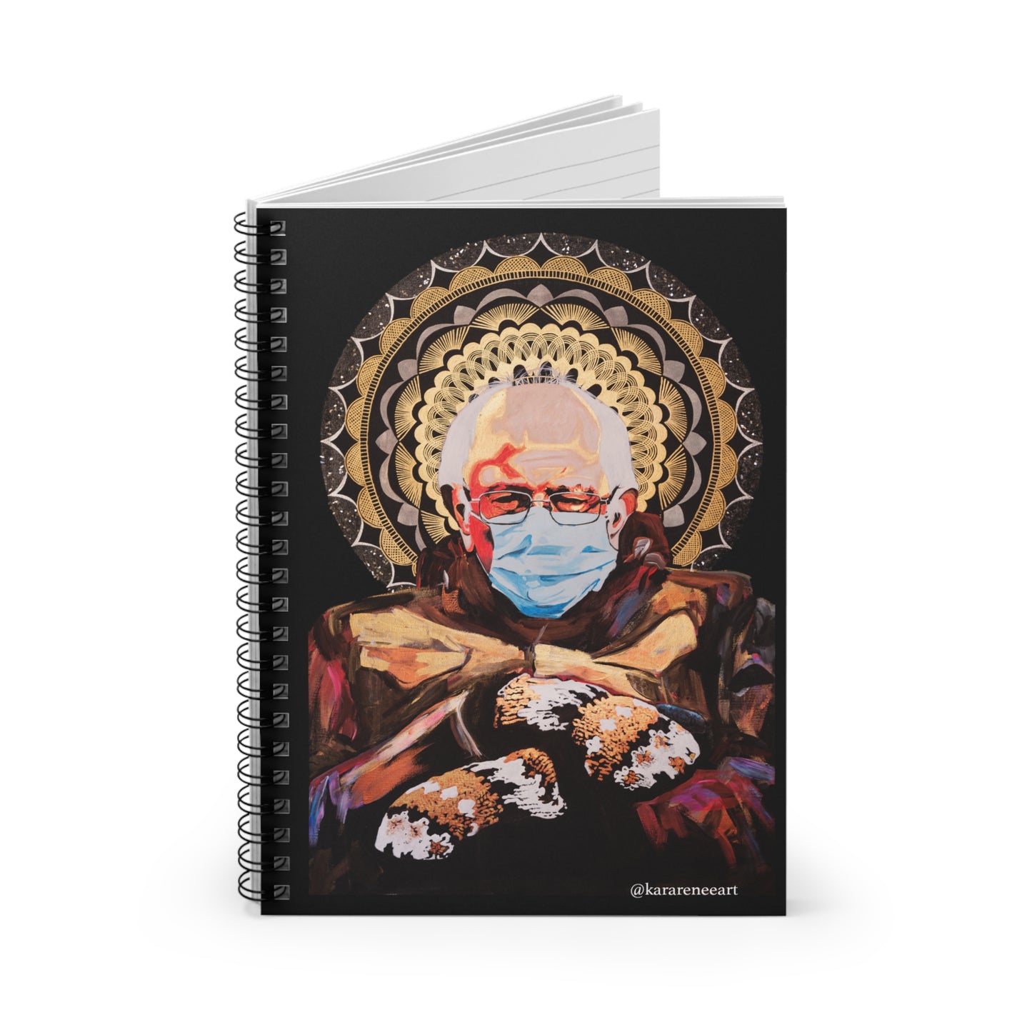 Bernie Sanders Spiral Notebook - Ruled Line