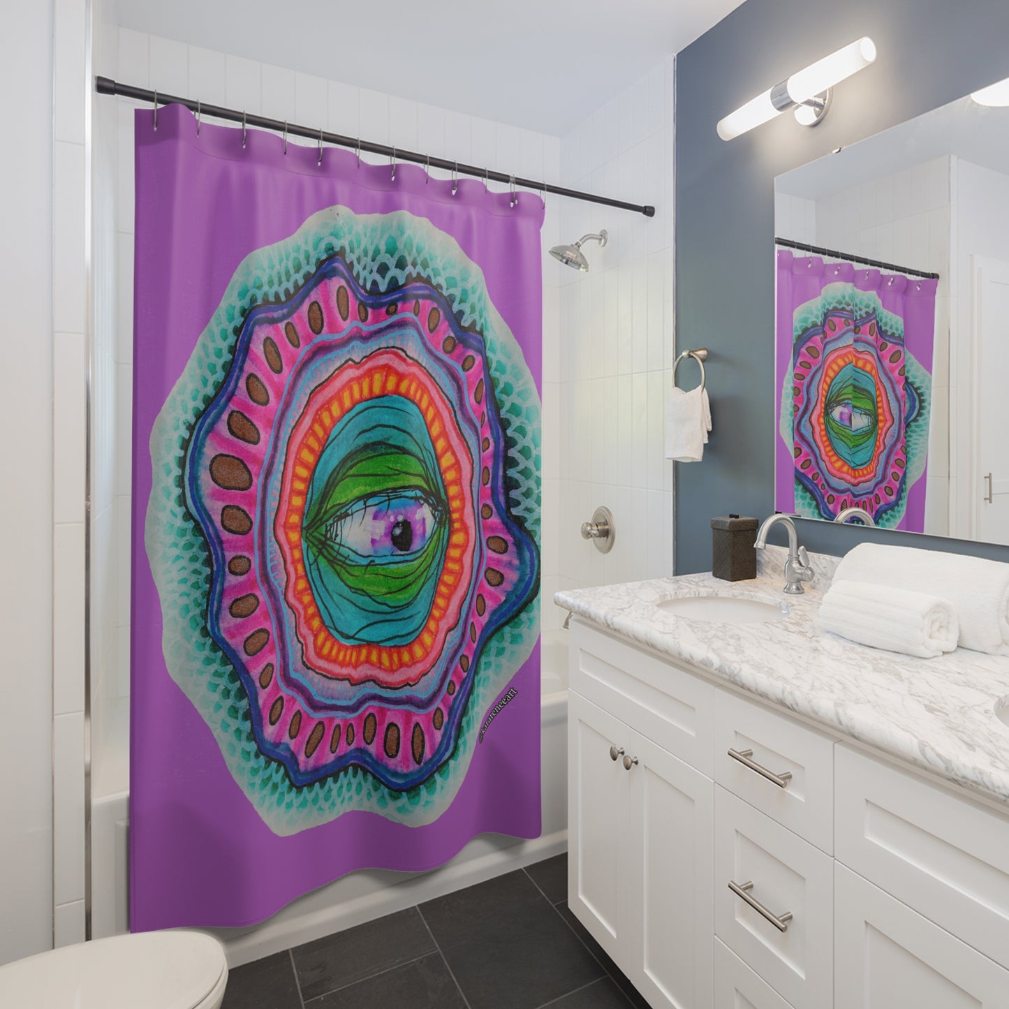 Eye 9 Shower Curtain